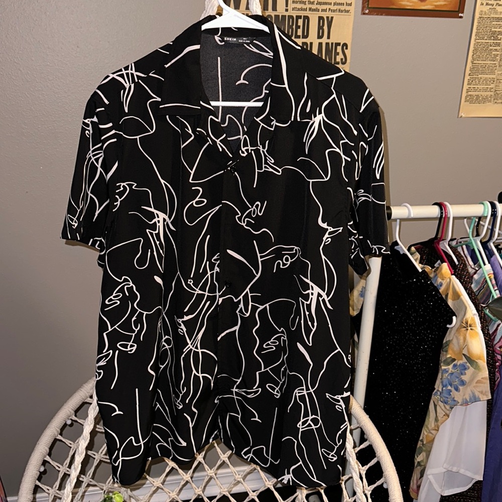 Large SHEIN Button Down Shirt